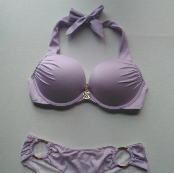 VS Bombshell Cheeky Ring Bikini~ Lavender Ice! - Picture 2 of 7